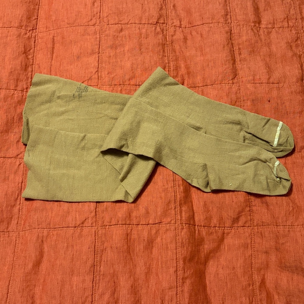 Vintage Cotton Poly Stockings